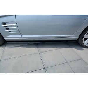 Maxton Design Seitenschweller Ansatz für CHRYSLER CROSSFIRE  schwarz Hochglanz