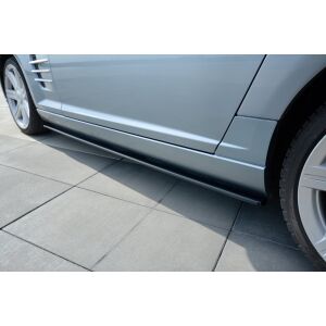 Maxton Design Seitenschweller Ansatz für CHRYSLER CROSSFIRE  schwarz Hochglanz