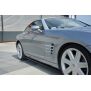 Maxton Design Seitenschweller Ansatz für CHRYSLER CROSSFIRE  schwarz Hochglanz