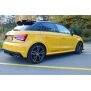 Maxton Design Seitenschweller Ansatz für Audi S1 8X schwarz Hochglanz