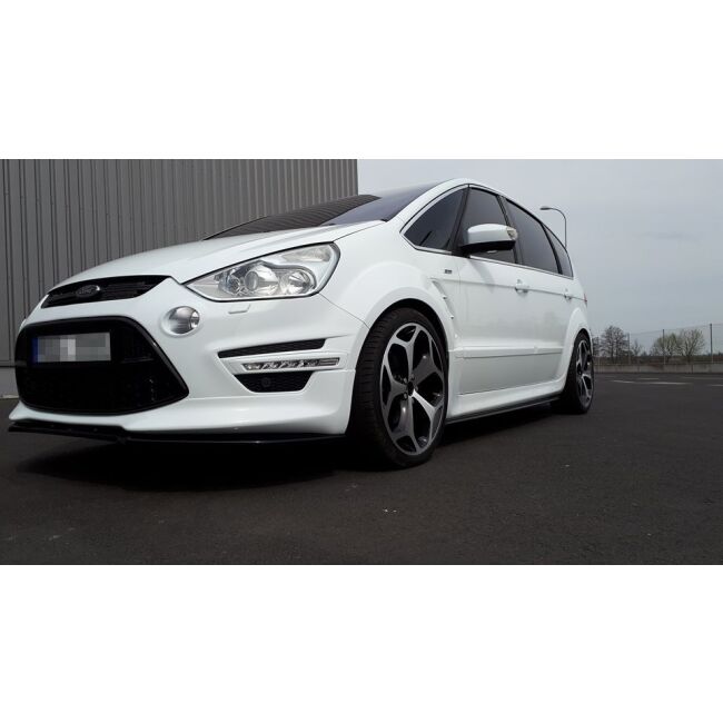 Maxton Design Front Ansatz für Ford S-Max Titanium Mk1 FL schwarz Hochglanz