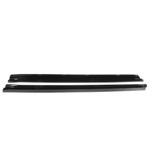 Maxton Design Seitenschweller Ansatz für FIAT 500 HATCHBACK vor Facelift schwarz Hochglanz