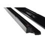 Maxton Design Seitenschweller Ansatz für FIAT 500 HATCHBACK vor Facelift schwarz Hochglanz