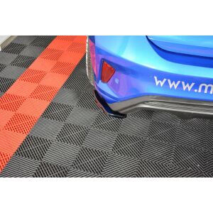 Maxton Design Heck Ansatz Flaps Diffusor V.1 / V1 für Ford Focus ST-Line schwarz Hochglanz