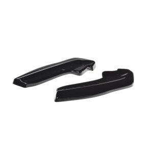 Maxton Design Heck Ansatz Flaps Diffusor V.1 / V1 für Ford Focus ST-Line schwarz Hochglanz