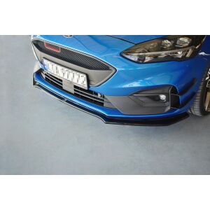 Maxton Design Front Ansatz V.1 / V1 für Ford Focus ST / ST-Line Mk4 schwarz Hochglanz