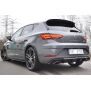 Maxton Design Heckdiffusor Ansatz V.1 / V1 für Seat Leon Cupra Mk3 FL Hatchback schwarz Hochglanz