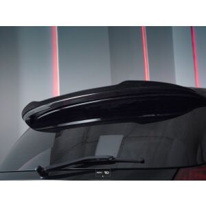 Maxton Design Spoiler CAP für BMW 1er E81/ E87 FACELIFT (AERO SPOILER) schwarz Hochglanz