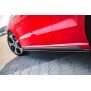 Maxton Design Seitenschweller Ansatz für  VOLKSWAGEN POLO MK5 GTI 6R vor Facelift schwarz Hochglanz