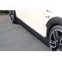 Maxton Design Seitenschweller Ansatz für MINI CLUBMAN S MK2 (F54) JCW schwarz Hochglanz