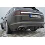 Maxton Design Heck Ansatz Flaps Diffusor für JAGUAR XF (X250) MK1 SPORTBRAKE S-PACK schwarz Hochglanz