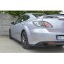 Maxton Design Heck Ansatz Flaps Diffusor für MAZDA 6 MK2 SPORT HATCH (GH-SERIES) vor Facelift schwarz Hochglanz