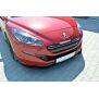 Maxton Design Front Ansatz V.1 / V1 für PEUGEOT RCZ FACELIFT schwarz Hochglanz