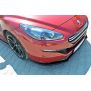 Maxton Design Front Ansatz V.1 / V1 für PEUGEOT RCZ FACELIFT schwarz Hochglanz