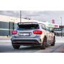 Maxton Design Mittlerer Heckdiffusor Ansatz für Mercedes GLA 45 AMG SUV (X156) vor Facelift schwarz Hochglanz