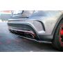 Maxton Design Mittlerer Heckdiffusor Ansatz für Mercedes GLA 45 AMG SUV (X156) vor Facelift schwarz Hochglanz