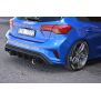 Maxton Design Heckdiffusor Ansatz für Ford Focus ST-Line Mk4 schwarz Hochglanz
