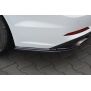 Maxton Design Heck Ansatz Flaps Diffusor für Audi A5 S-Line F5 Sportback  schwarz Hochglanz