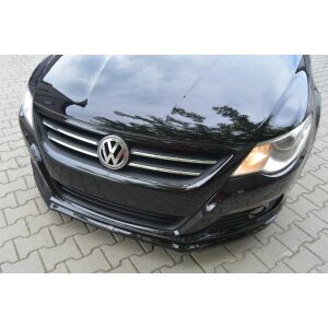 Maxton Design Front Ansatz V.2 / V2 für VW PASSAT CC STANDARD schwarz Hochglanz