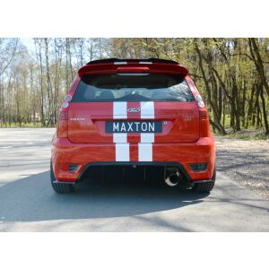 Maxton Design Heck Ansatz Flaps Diffusor für Ford Fiesta ST Mk6 schwarz Hochglanz