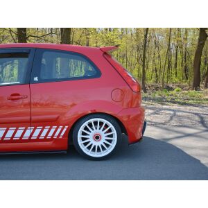 Maxton Design Heck Ansatz Flaps Diffusor für Ford Fiesta ST Mk6 schwarz Hochglanz