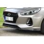 Maxton Design Front Ansatz V.1 / V1 für HYUNDAI I30 MK3 HATCHBACK  schwarz Hochglanz