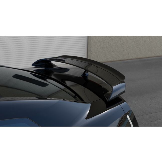 Maxton Design Spoiler CAP für NISSAN GT-R vor Facelift COUPE (R35-SERIES) (2007-2010) schwarz Hochglanz