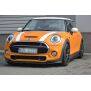 Maxton Design Front Ansatz für MINI COOPER S MK3 vor Facelift 3-Türer (F56) schwarz Hochglanz