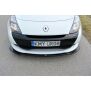 Maxton Design Front Ansatz V.1 / V1 für RENAULT CLIO MK3 RS FACELIFT schwarz Hochglanz