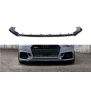 Maxton Design Front Ansatz V.2 / V2 für Audi RS3 8V FL Limousine schwarz Hochglanz