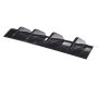 Maxton Design Heckdiffusor Ansatz für Audi RS3 8V FL Limousine schwarz Hochglanz