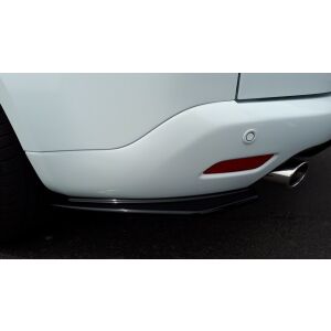 Maxton Design Heck Ansatz Flaps Diffusor für Ford S-Max Titanium Mk1 FL schwarz Hochglanz