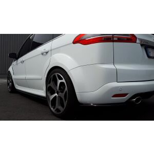 Maxton Design Heck Ansatz Flaps Diffusor für Ford S-Max Titanium Mk1 FL schwarz Hochglanz