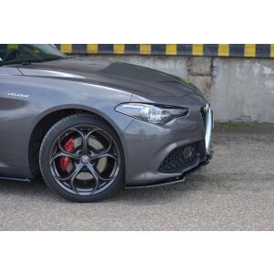 Maxton Design Front Ansatz V.1 / V1 für ALFA ROMEO GIULIA VELOCE schwarz Hochglanz