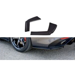 Maxton Design Heck Ansatz Flaps Diffusor für ALFA ROMEO GIULIA VELOCE  schwarz Hochglanz