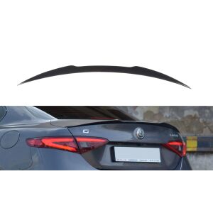 Maxton Design Spoiler CAP für ALFA ROMEO GIULIA VELOCE schwarz Hochglanz