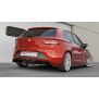 Maxton Design Heckdiffusor Ansatz V.2 / V2 für Seat Leon Cupra Mk3 FL Hatchback schwarz Hochglanz