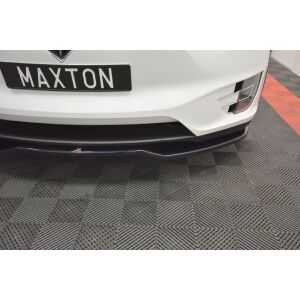 Maxton Design Front Ansatz V.2 / V2 für TESLA MODEL X schwarz Hochglanz