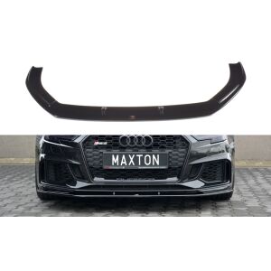 Maxton Design Front Ansatz V.1 / V1 für Audi RS3 8V FL Sportback schwarz Hochglanz