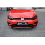 Maxton Design Front Ansatz V.5 / V5 für VW Golf 7 R / R-Line Facelift schwarz Hochglanz