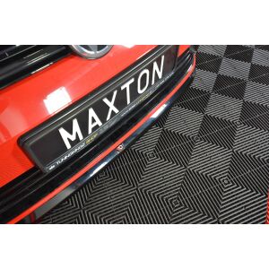 Maxton Design Front Ansatz V.6 / V6 für VW Golf 7 R / R-Line Facelift schwarz Hochglanz