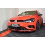 Maxton Design Front Ansatz V.6 / V6 für VW Golf 7 R / R-Line Facelift schwarz Hochglanz