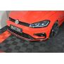 Maxton Design Front Ansatz V.6 / V6 für VW Golf 7 R / R-Line Facelift schwarz Hochglanz