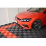 Maxton Design Front Ansatz V.7 / V7 für VW Golf 7 R / R-Line Facelift schwarz Hochglanz