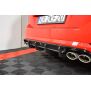 Maxton Design Heckdiffusor Ansatz für VW GOLF 7 R VARIANT FACELIFT  schwarz Hochglanz