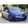 Maxton Design Front Ansatz für V.8 / V8 VW Golf 7 R / R-Line Facelift schwarz Hochglanz