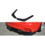 Maxton Design Heck Ansatz Flaps Diffusor V.1 / V1 für BMW M3 F80 schwarz Hochglanz