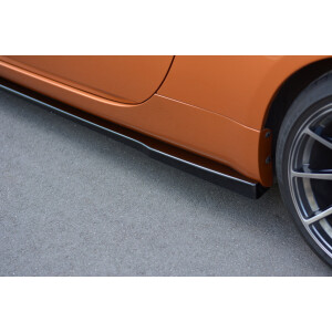 Maxton Design Seitenschweller Ansatz für NISSAN 350Z schwarz Hochglanz
