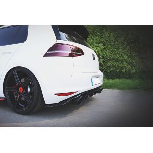 Maxton Design Heckdiffusor Ansatz für VW GOLF Mk7...