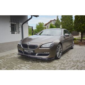 Maxton Design Front Ansatz für BMW 6er GRAN COUPÃ‰ schwarz Hochglanz